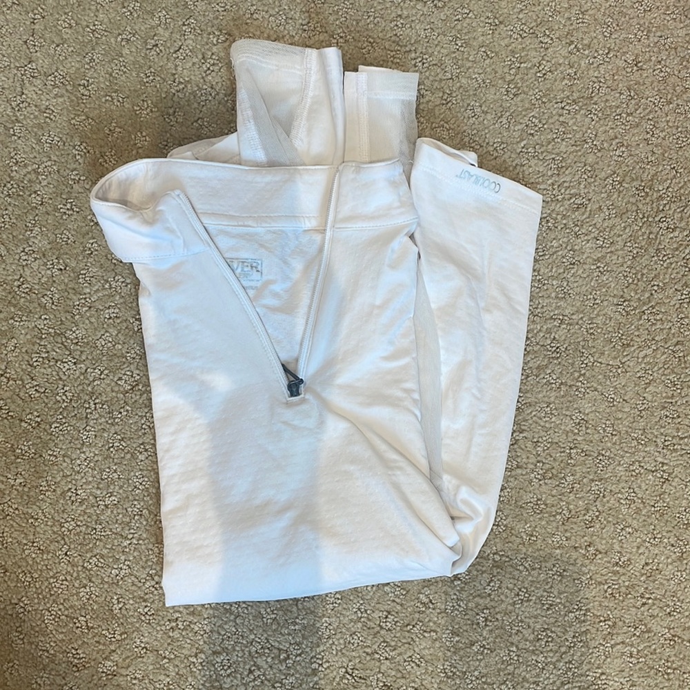 Dover Saddlery White Riding Shirt